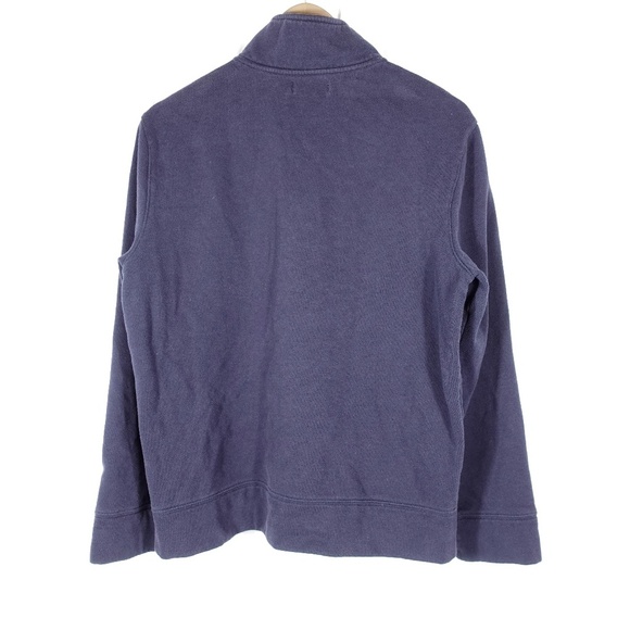Men's | Nautica | Navy Blue Quarter Zip Pullover Fleece Sweater - Medium - Picture 4 of 10